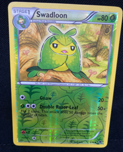 5/98 Swadloon Reverse Holo: Pokemon BW-02 Emerging Powers (NM/LP) - Image 1