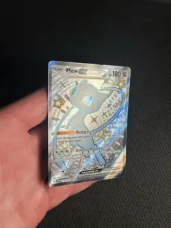 Pokemon TCG Mew ex 216/091 SV: Paldean Fates Holo LP - Image 4