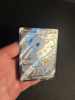 Pokemon TCG Mew ex 216/091 SV: Paldean Fates Holo LP - Image 5