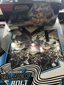 Pokemon Black Bolt Binder Collection and Prismatic Evolutions Surprise Box - Image 3