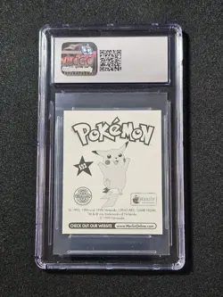 1998 Pokemon Snorlax Merlin Holographic Sticker S22 CGC 10 - Image 2