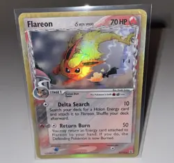 Flareon (Delta) EX Delta Species 5/113 Holo Rare Pokemon TCG 2005 HP - Image 1
