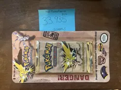 1999 Heavy Sealed Pokemon Fossil Blister Pack OG Wizards of the Coast Booster - Image 2