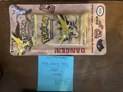 1999 Heavy Sealed Pokemon Fossil Blister Pack OG Wizards of the Coast Booster - Image 3