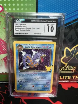Pokemon Dark Gyarados 8/82 Celebrations Classic Collection Holo CGC 10 2021 - Image 1
