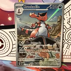 Krookodile 137/086 Illustration Rare - Pokemon TCG Black Bolt (Pack Fresh) NM - Image 2