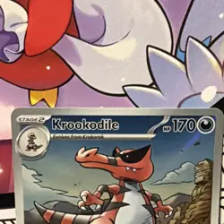 Krookodile 137/086 Illustration Rare - Pokemon TCG Black Bolt (Pack Fresh) NM - Image 5