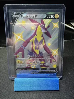 2021 Pokemon Toxtricity V SV112/SV122 Shining Fates: Shiny Vault Holo NM - Image 1