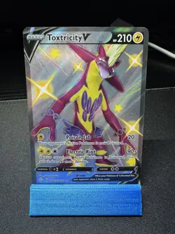 2021 Pokemon Toxtricity V SV112/SV122 Shining Fates: Shiny Vault Holo NM - Image 2