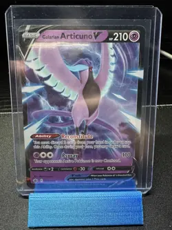 2021 Pokemon SWSH Chilling Reign Galarian Articuno V #058/198 - Image 1