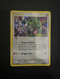 Pokemon! 2005 Ex Emerald “Rayquaza” | 9/106 | Stamped Reverse Holo | NM - Image 1