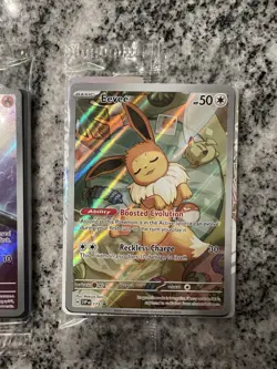 Pokemon TCG Eevee 173 Holo Promo Prismatic Evolutions Sealed - Image 1