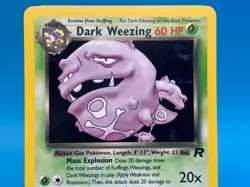Dark Weezing Holo Rare# 14/82 - 2000 Pokemon Team Rocket Unlimited - Image 2