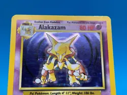Alakazam Holo Rare 1/102 - 1999 Pokemon Base Set Unlimited MP - Image 3