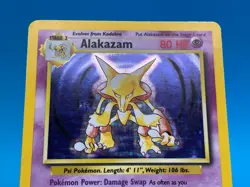 Alakazam Holo Rare 1/102 - 1999 Pokemon Base Set Unlimited MP - Image 4