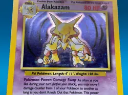 Alakazam Holo Rare 1/102 - 1999 Pokemon Base Set Unlimited MP - Image 5