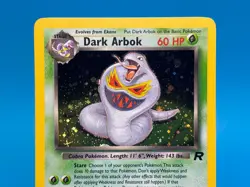 Dark Arbok Holo Rare #2/82 - 2000 Pokemon Team Rocket Unlimited - Image 2