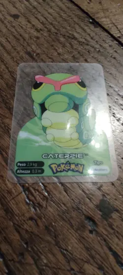 Caterpie 10 Pokemon Lamincards Edibas - ITA - GOOD - Image 1