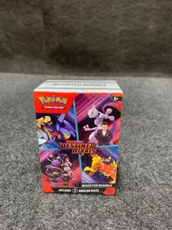 POKEMON Scarlet & Violet - Destined Rivals Booster Bundle, Sealed Box is Worn - Image 1