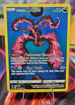 Pokemon Galarian Moltres TCG SWSH284 Sword & Shield Black Star Promo. NM. - Image 1
