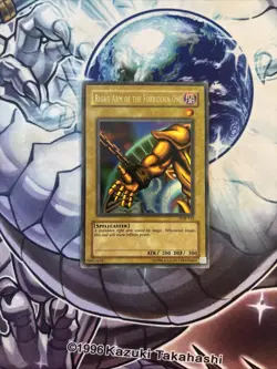 (20) Yu-Gi-Oh Right Arm of the Forbidden One LOB-122 Unlimited Faded MP - Image 1