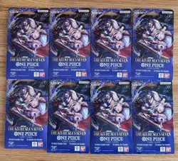One Piece TCG The Azure Sea's Seven (8) Sleeved Booster Packs - IN HAND! - Image 1