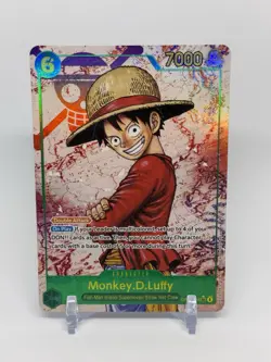 Monkey D Luffy SEC Alt Art OP13-118 Carrying On His Will One Piece - Image 1