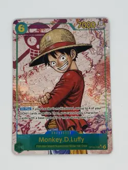 Monkey D Luffy SEC Alt Art OP13-118 Carrying On His Will One Piece - Image 3