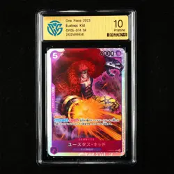 CCG 10 Pristine 2023 One Piece JPN Eustass Kid OP05-074 SR - Image 1