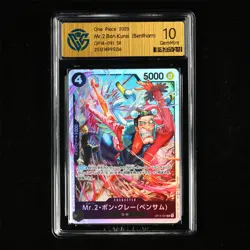 CCG 10 GemMint 2025 One Piece JPN Mr.2 Bon Kurei (Bentham) OP14-091 SR - Image 2