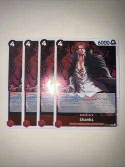 One Piece English - Shanks - OP12-008 - R - NM x4 - Image 1