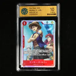 CCG 10 Pristine 2025 One Piece JPN Monkey D. Luffy OP14-013 SR - Image 2