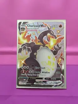 Charizard VMAX SV107/SV122 Shiny Vault Shining Fates Pokemon Card - Image 1