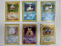 Vintage Holo Rare Pokemon Card Lot WOTC 1999 Base Set, Jungle, Fossil - LP/MP - Image 1