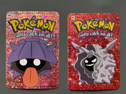 Shellder Cloyster #90 #91 Vending Prism Holo Sticker Card 2000 Pokemon - Image 1