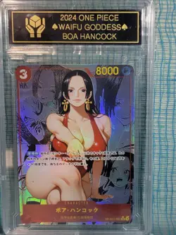 BOA HANCOCK One Piece Waifu Goddess Card CUSTOM MADE Black Label - Image 1