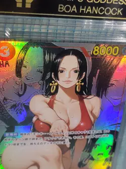 BOA HANCOCK One Piece Waifu Goddess Card CUSTOM MADE Black Label - Image 2