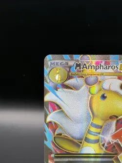 Pokemon Mega Ampharos EX Full Art Ultra Rare Holo Card XY Ancient Origins 88/98 - Image 2