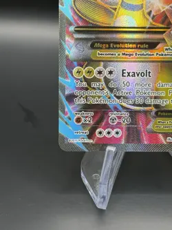 Pokemon Mega Ampharos EX Full Art Ultra Rare Holo Card XY Ancient Origins 88/98 - Image 3