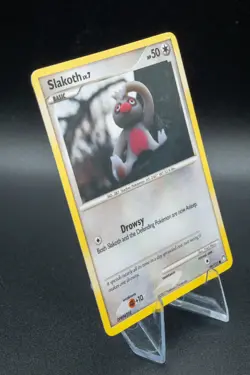 SLAKOTH - 99/123 - MYSTERIOUS TREASURES - POKEMON CARD - LP Light Play + - Image 4