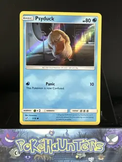 Pokemon Card Psyduck 7/18 Detective Pikachu Holo Rare NM - Image 1