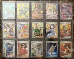 Pokemon TCG Full Art & Trainer Collection (Lot of 16 Sets) All Cards NM - Image 1
