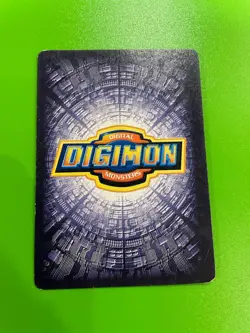 2000 Digimon Wargreymon BO-148 Gold Foil Label Trading Card - Image 2