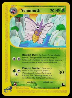 Pokemon Card - Venomoth Skyridge 111/144 Non Holo - Image 1