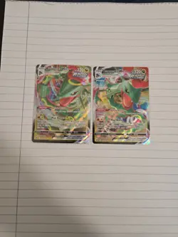 NM 2 card Rayquaza VMAX 108/172 Rayquaza VMAX 120/184 Pokemon 460 - Image 1