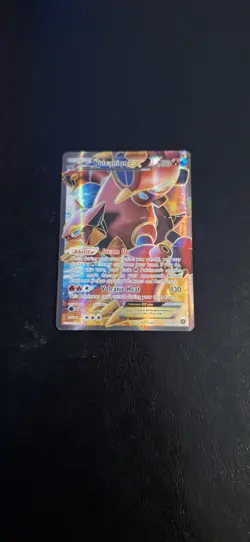Volcanion EX 107/114 | Steam Siege | Rare Ultra Full Art | XY Era | Pokemon Card - Image 1