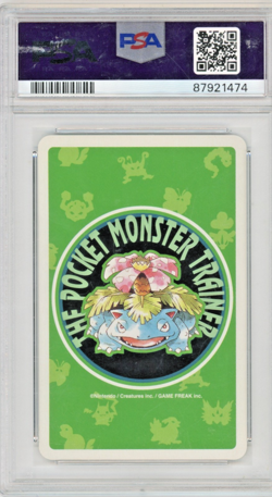 1996 Pokemon Green Playing Cards Articuno #144 4 Of Hearts PSA 10 - Image 2
