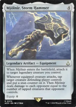 Mjolnir, Storm Hammer - 74 / English / Near Mint MTG Card - Image 1