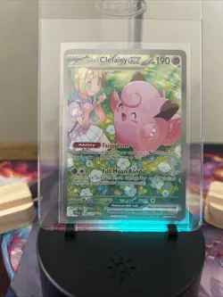 Pokemon TCG Lillie's Clefairy EX Journey Together Sir Card 184/159 NM Condition - Image 1