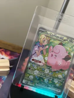 Pokemon TCG Lillie's Clefairy EX Journey Together Sir Card 184/159 NM Condition - Image 2
